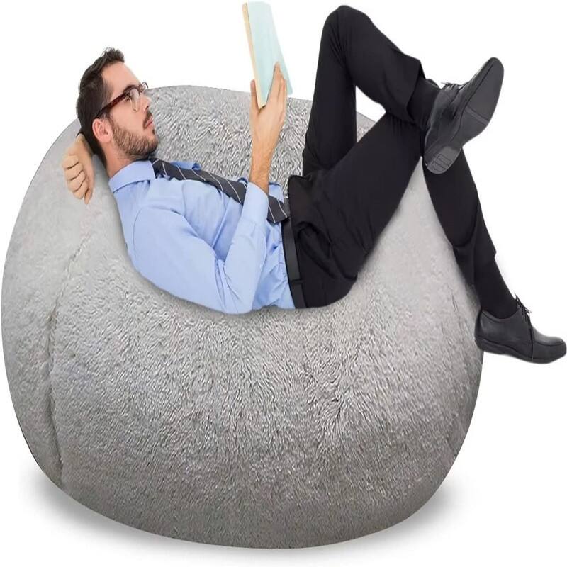 4FT Giant Fur Bean Bag Chair Cover (No Filler)