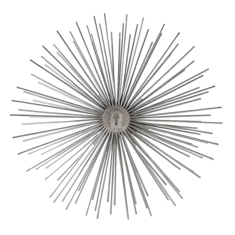 CosmoLiving by Cosmopolitan Metal 3D Starburst Wall Decor (Set of 3) - Silver, Gold, Black, Copper
