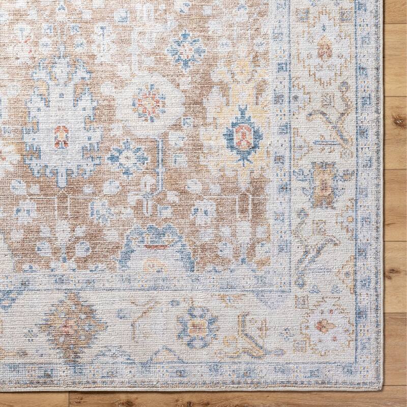 Livabliss Traditional Marlon Border Area Rug