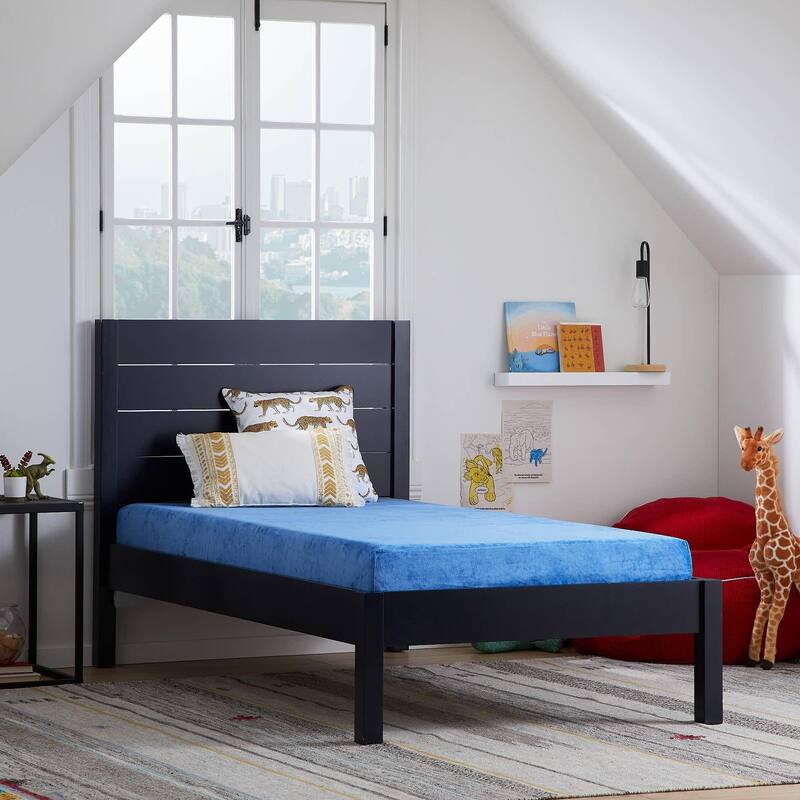 6-inch Waterproof Gel Memory Foam Youth Mattress - Blue - Twin
