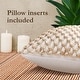 preview thumbnail 24 of 92, Boho Living Jada Braided Cotton/Jute Throw Pillows