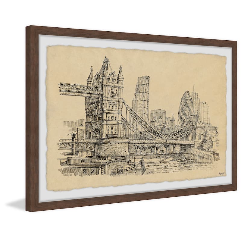 London Cityscape Framed Print