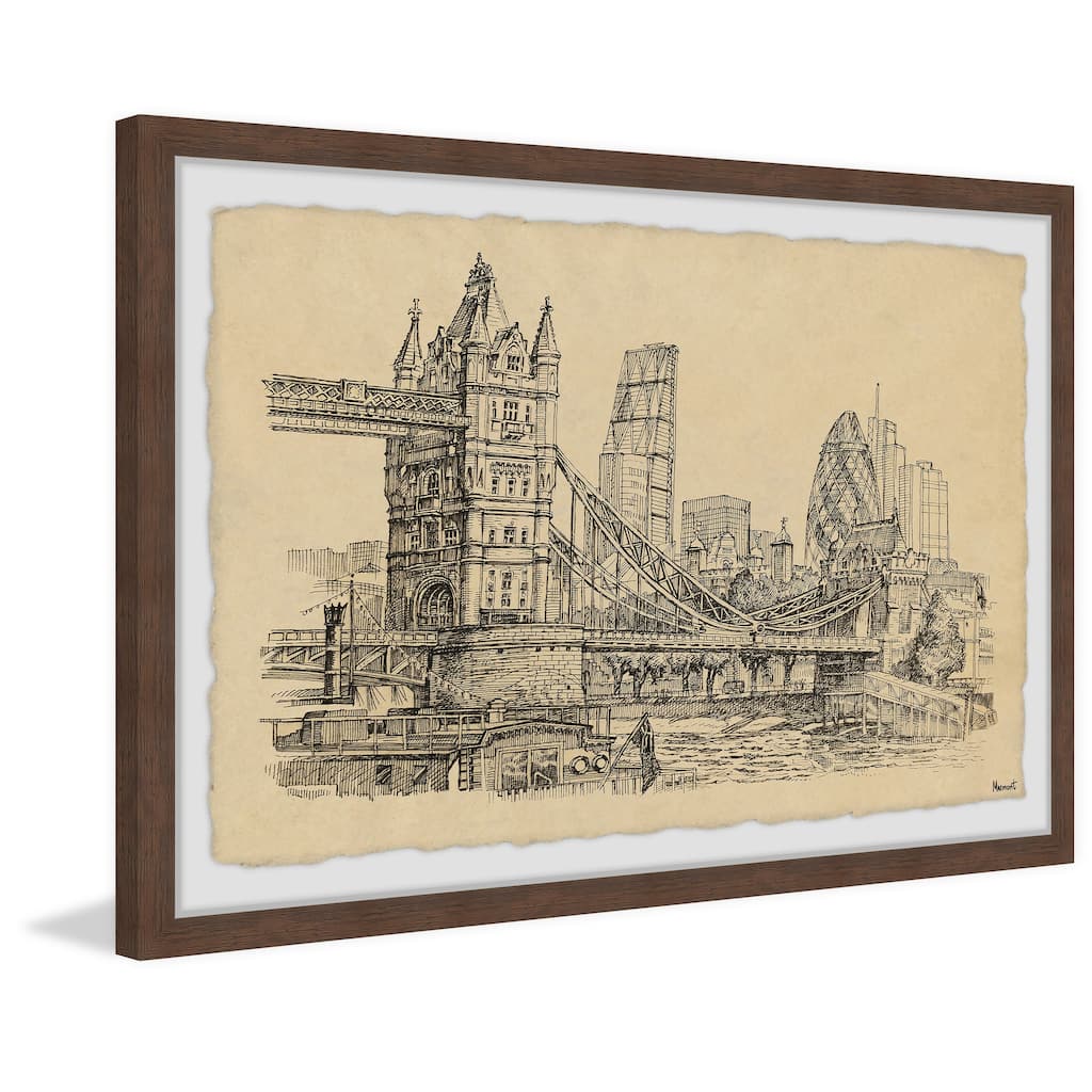 London Cityscape Framed Print