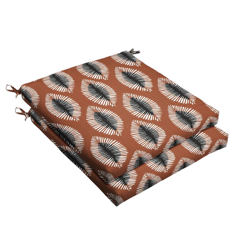 Sorra Home Hayden Sunstone Indoor/Outdoor Bristol Chair Cushions (Set of 2)