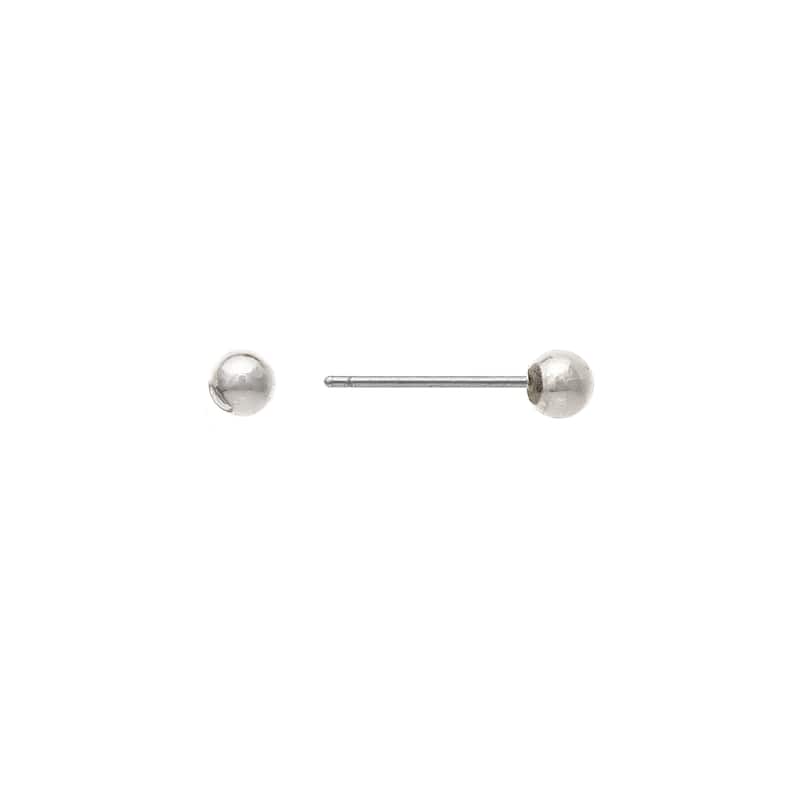 Rhodium Polished Three Earring Set