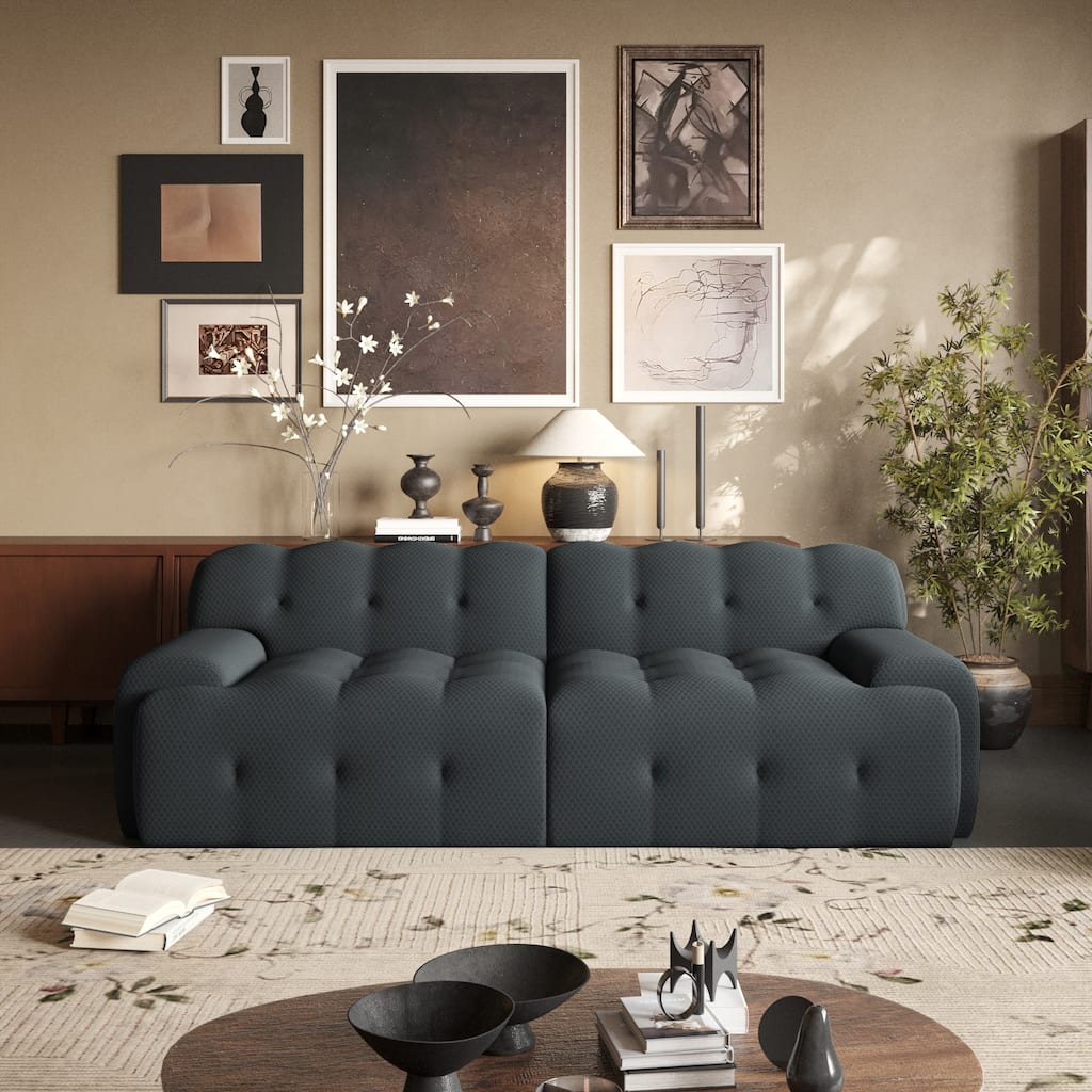 86.60''W Modular Oversized Loveseat Sofa Couch