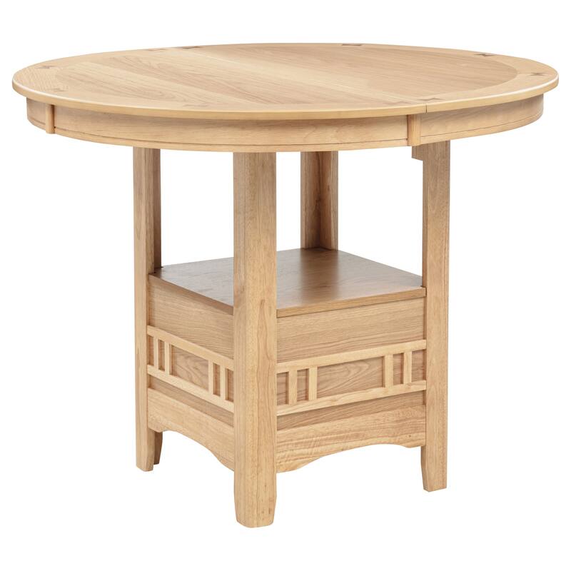 Coaster Furniture Lavon Oval Counter Height Table Brown - 42.00'' - 60.00'' x 42.00'' x 36.25''