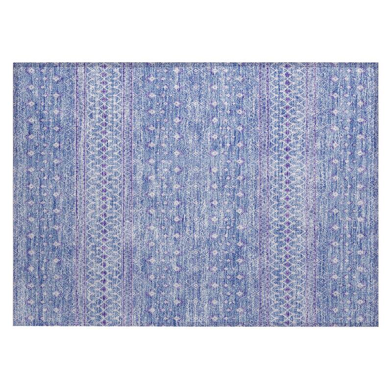 Machine Washable Indoor/ Outdoor Chantille Morrocan Boho Rug