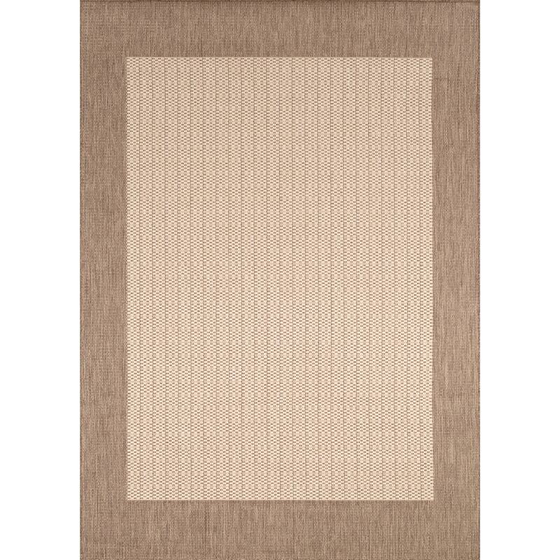 Pergola Quad Indoor/ Outdoor Area Rug - 5'3" x 7'6" - Light Brown/Beige