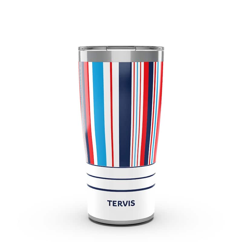 Tervis Traveler Summer Stripes Triple Walled Insulated Travel Tumbler, Stainless Steel - 20oz