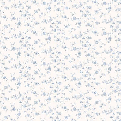 Galerie Wallcoverings Miniatures 3 Miniature Rose Trellis Design Vinyl on Non-woven Matte Wallpaper Roll