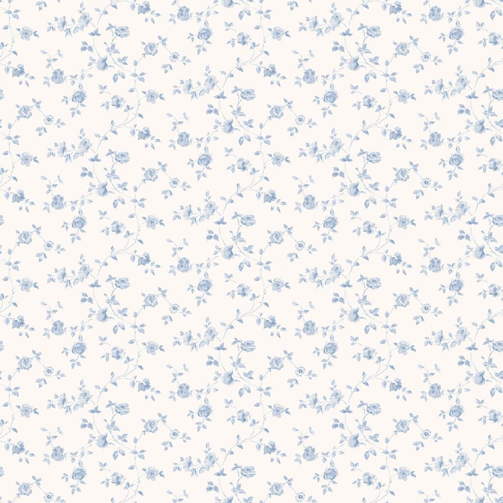 Galerie Wallcoverings Miniatures 3 Miniature Rose Trellis Design Vinyl on Non-woven Matte Wallpaper Roll