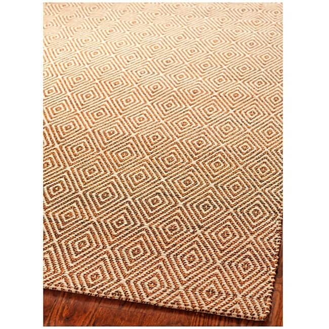 SAFAVIEH Handmade South Kallie Wida Casual Polyester Rug - 5' x 8' - Gold