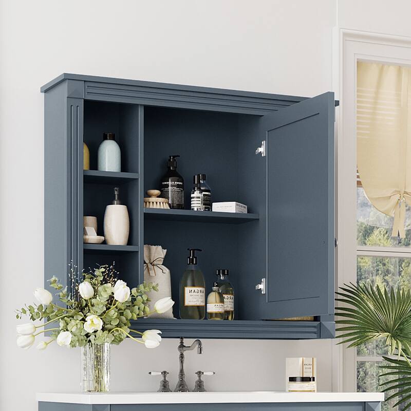 35'' x 28'' Wall Mounted Bathroom Medicine Cabinet - 35" x 7" x 29"