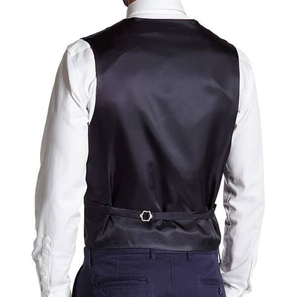 Shop Tommy Hilfiger Mens Small Two Pocket Wool Vest Jacket 100