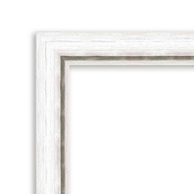 Morgan Non-Beveled Wood Framed Bathroom Vanity Wall Mirror