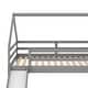 preview thumbnail 11 of 27, Twin Size Bunk House Bed with Slide and Ladder,House Shape Bunk bed with Slide