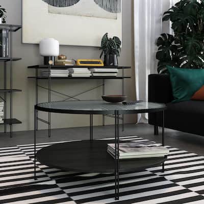 Ameriwood Home Lakeland Round Coffee Table