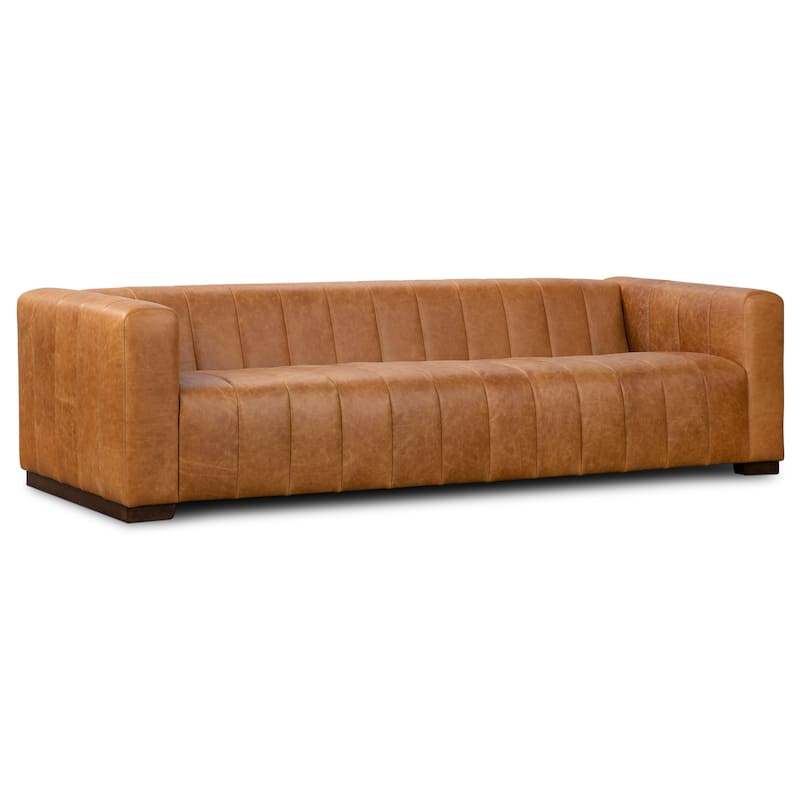 Poly & Bark Canale Sofa - Full Grain Genuine Italian Leather