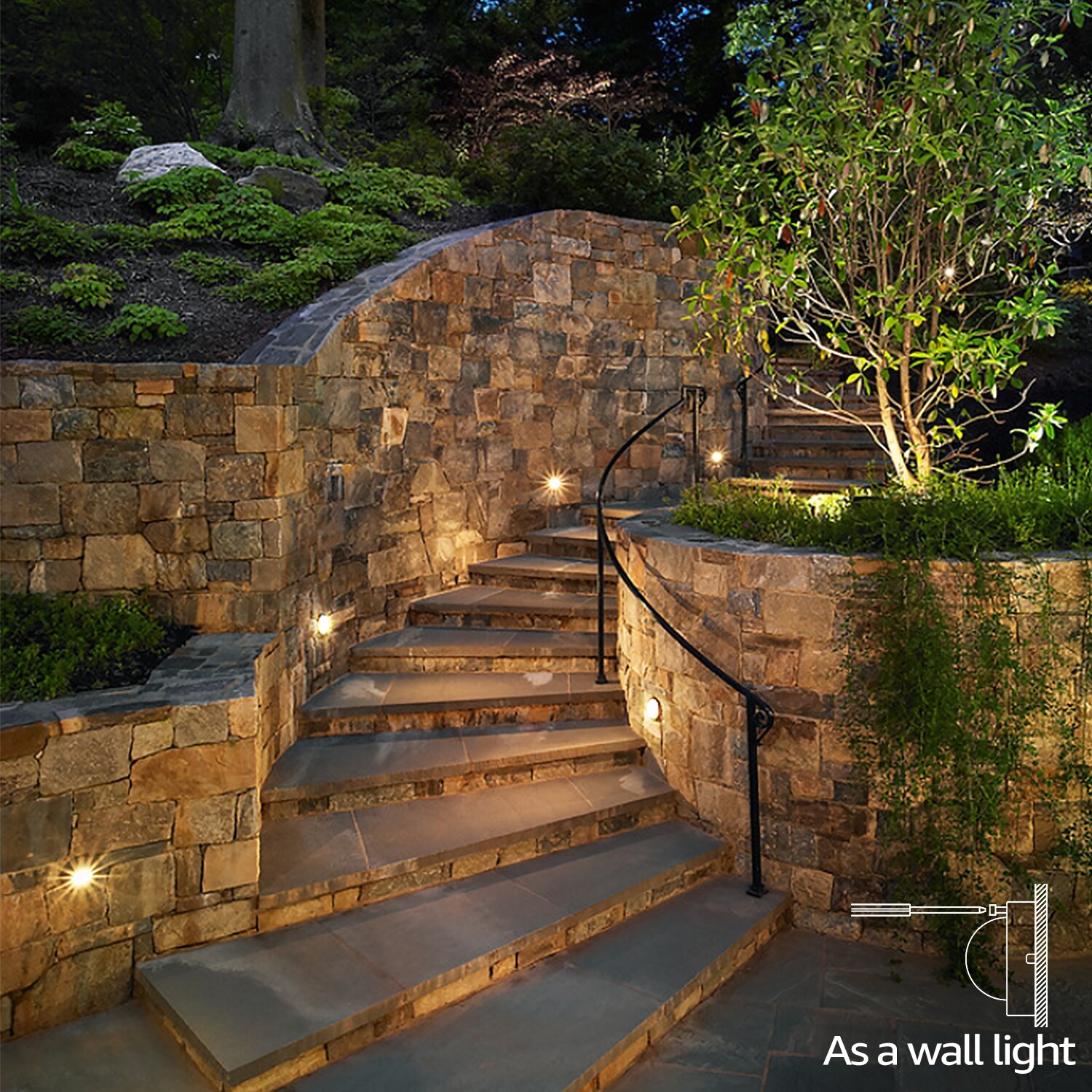 Luna 4.5W LED 12 24V Low Voltage Landscape Light 2700K Soft White 6 12 Pack