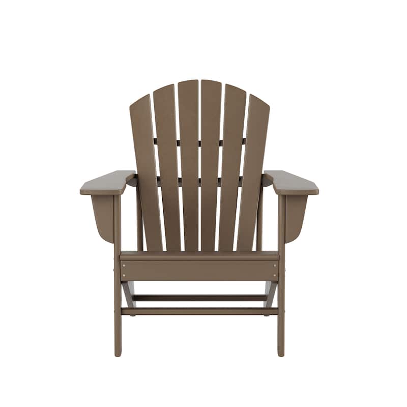 Altura 12-Piece Poly All Weather Adirondack Chair With Ottoman And Side Table