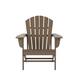 Laguna Classic Outdoor Poly Patio Adirondack Chair - Weather Wood