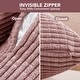 preview thumbnail 11 of 90, Deconovo Throw Pillow Covers, Corduroy Striped Decorative Covers, Set of 4