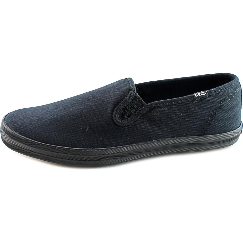 keds champion black canvas sneakers
