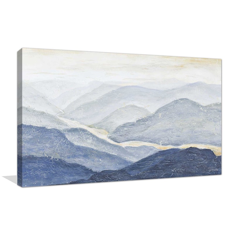 "Blue Mountains (Horizontal)" Print on Canvas