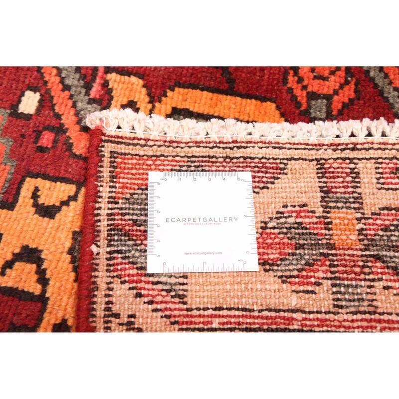 ECARPETGALLERY Hand-knotted Konya Anatolian Dark Red Wool Rug - 3'1 x 9'2