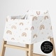 preview thumbnail 5 of 4, Sweet Jojo Designs Boho Rainbow Girl 5 in 1 Baby Car Seat Nursing Cover Pink Yellow Bohemian Modern Neutral Vintage Rose Mauve