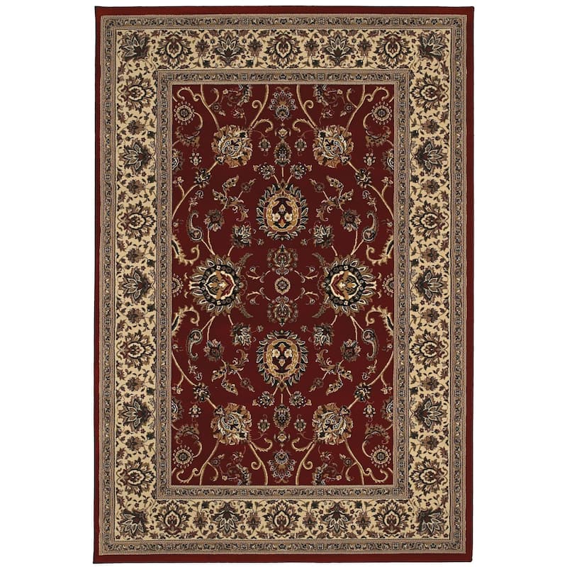 HomeRoots Oriental Traditional Square Area Rug