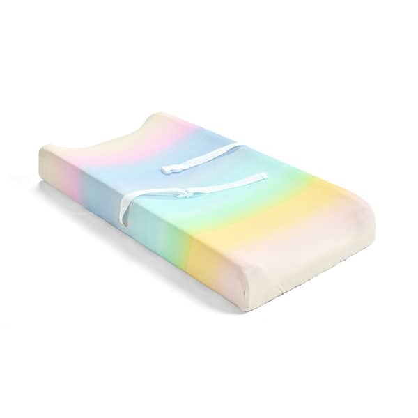 slide 2 of 5, Hello Spud Ombre Organic Cotton Changing Pad Cover - 32" x 16" x 5" Multi