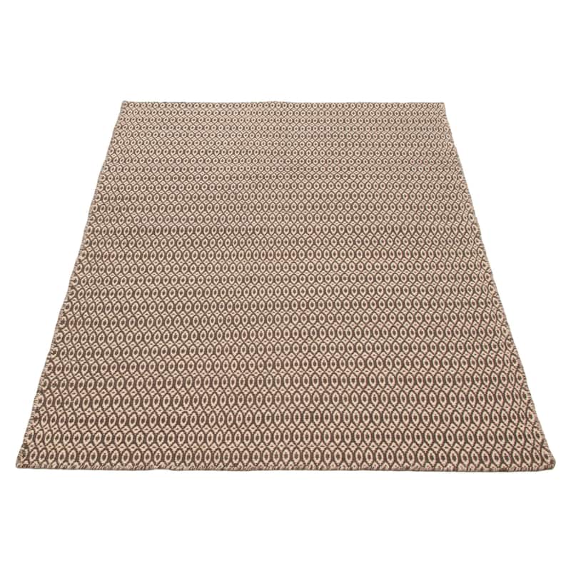 Nevada Grey Kilim 5'2" x 7'6" - 5'2 x 7'6