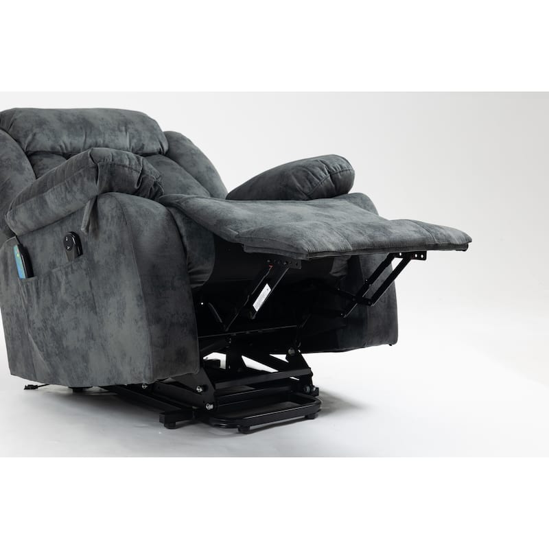 Power Lift Recliner Chair with Massage & Heating, Ergonomic Lounge Sofa Chair, Electric Massage Chair with USB Port