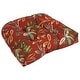 preview thumbnail 34 of 39, 19-inch Rounded Back Tufted Indoor/Outdoor Chair Cushion - 19" x 19" Menillo Sonoma