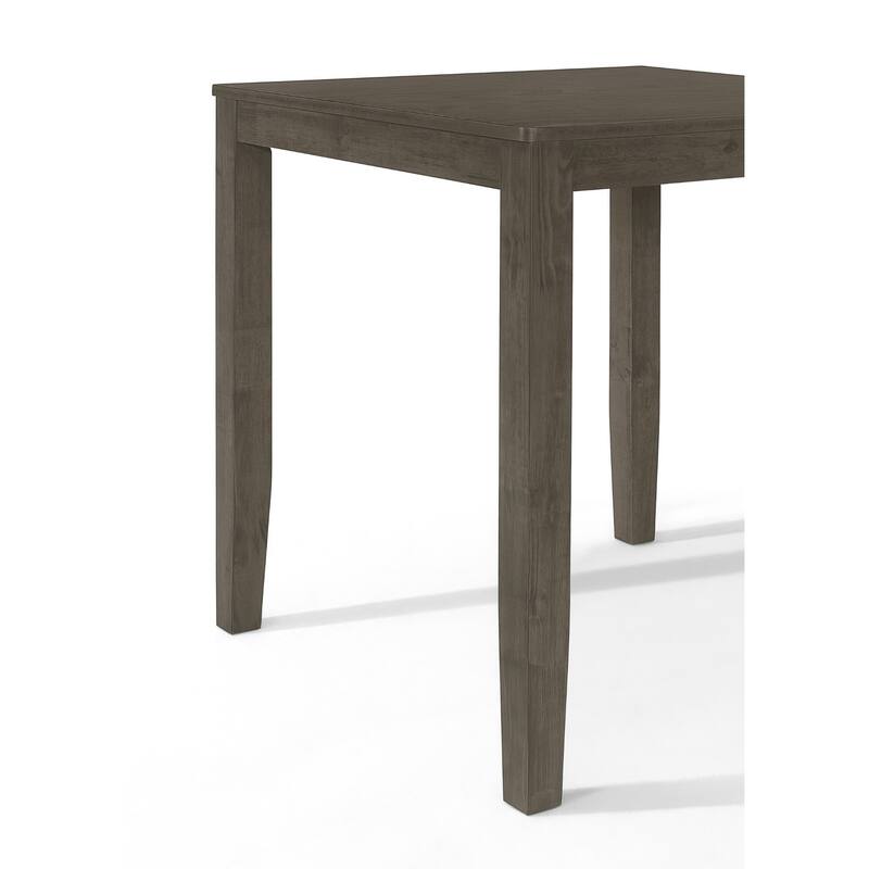 CraftPorch Simple Rustic Square 5-piece Counter Height Dining Set