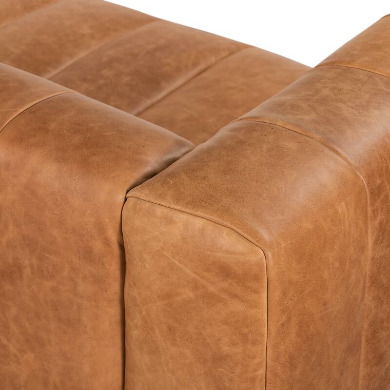 Poly & Bark Canale Sofa - Full Grain Genuine Italian Leather