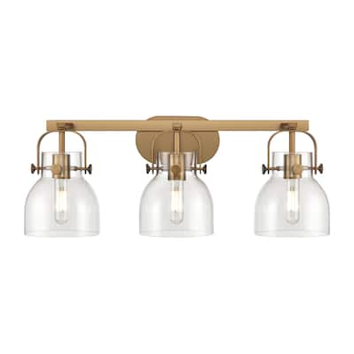 Innovations Lighting 423-3W-10-27 Pilaster II Bell Vanity Pilaster II