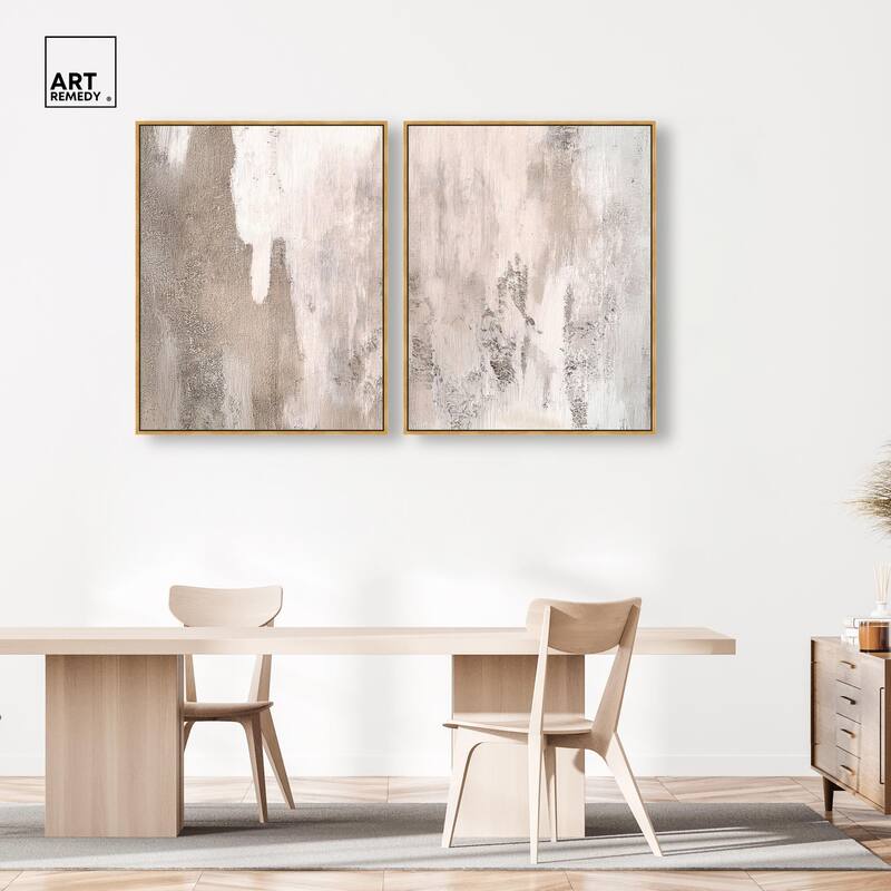 Striated Texture II Canvas Set of 2 by Art Remedy