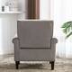Morden Fort Velvet Upholstered Armchair, Bedroom Accent Chair, for Living Room Bedroom Club Office