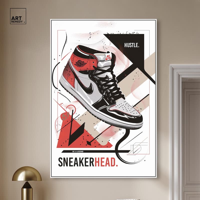 Stylish Sneakerhead Canvas by Art Remedy