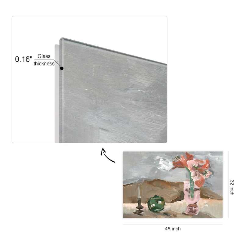 Empire Art Direct Rustic Still Life I Printed Tempered Glass Wall Art - Multi-Color