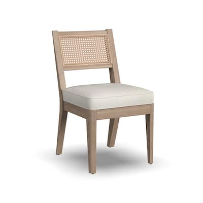 Brentwood Brown Wood Dining Armless Chair (Single Chair Only) - 19" x 33" x 21"