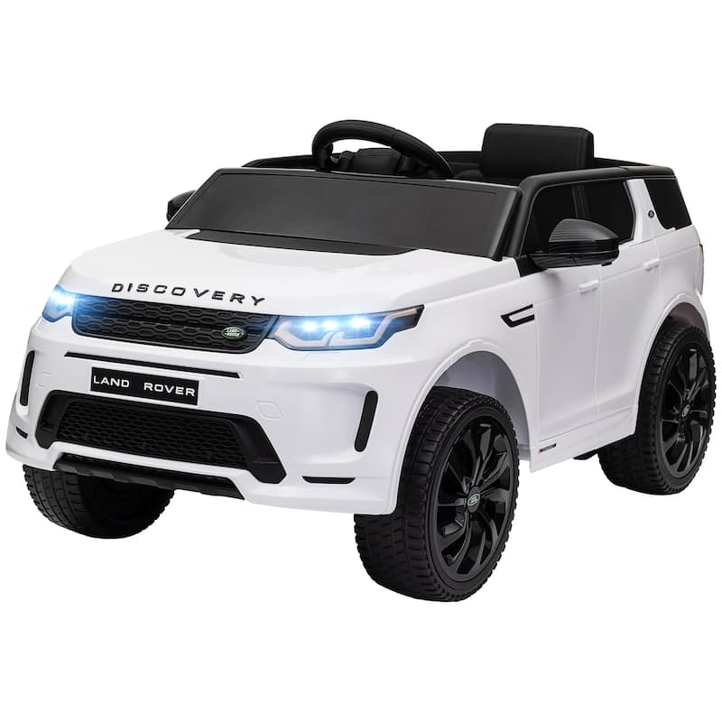 Off-Road Toy Car White Battery Powered Electric Car Engineering Car Electric Vehicle with Music & Lights