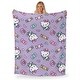 preview thumbnail 10 of 12, Sanrio Hello Kitty Micro Raschel Throw Blanket