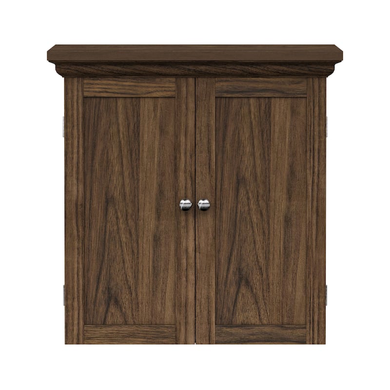 Teamson Home Stratford Classic Wall Cabinet with Adjustable Shelves