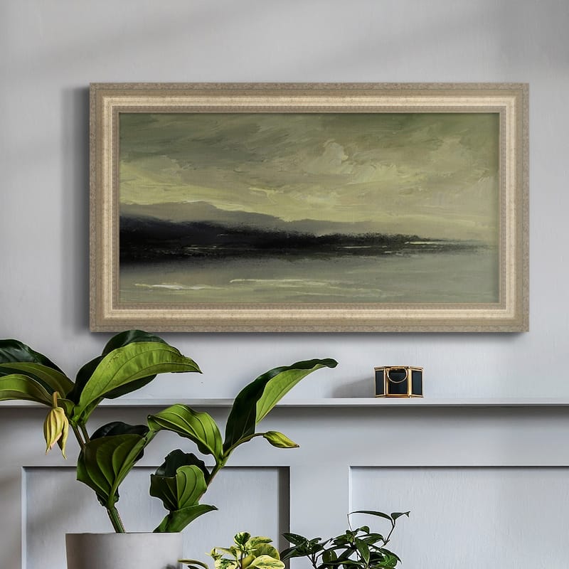 Coastal Dawn Premium Framed Canvas- Ready to Hang