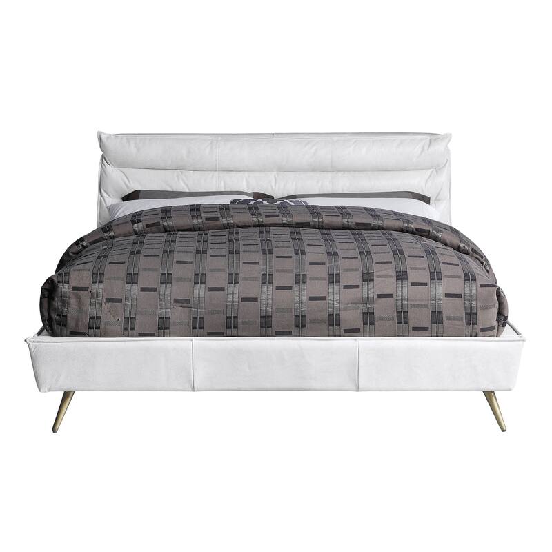 Divina Platform Bed with Tufted Headboard
