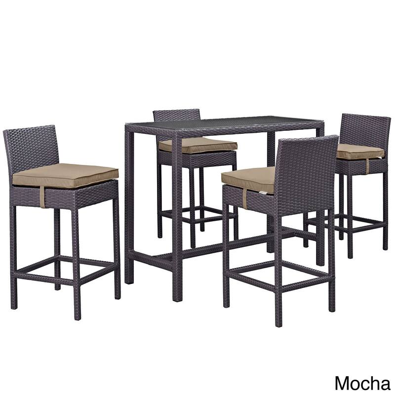 Gather 5 Piece Outdoor Patio Pub Set